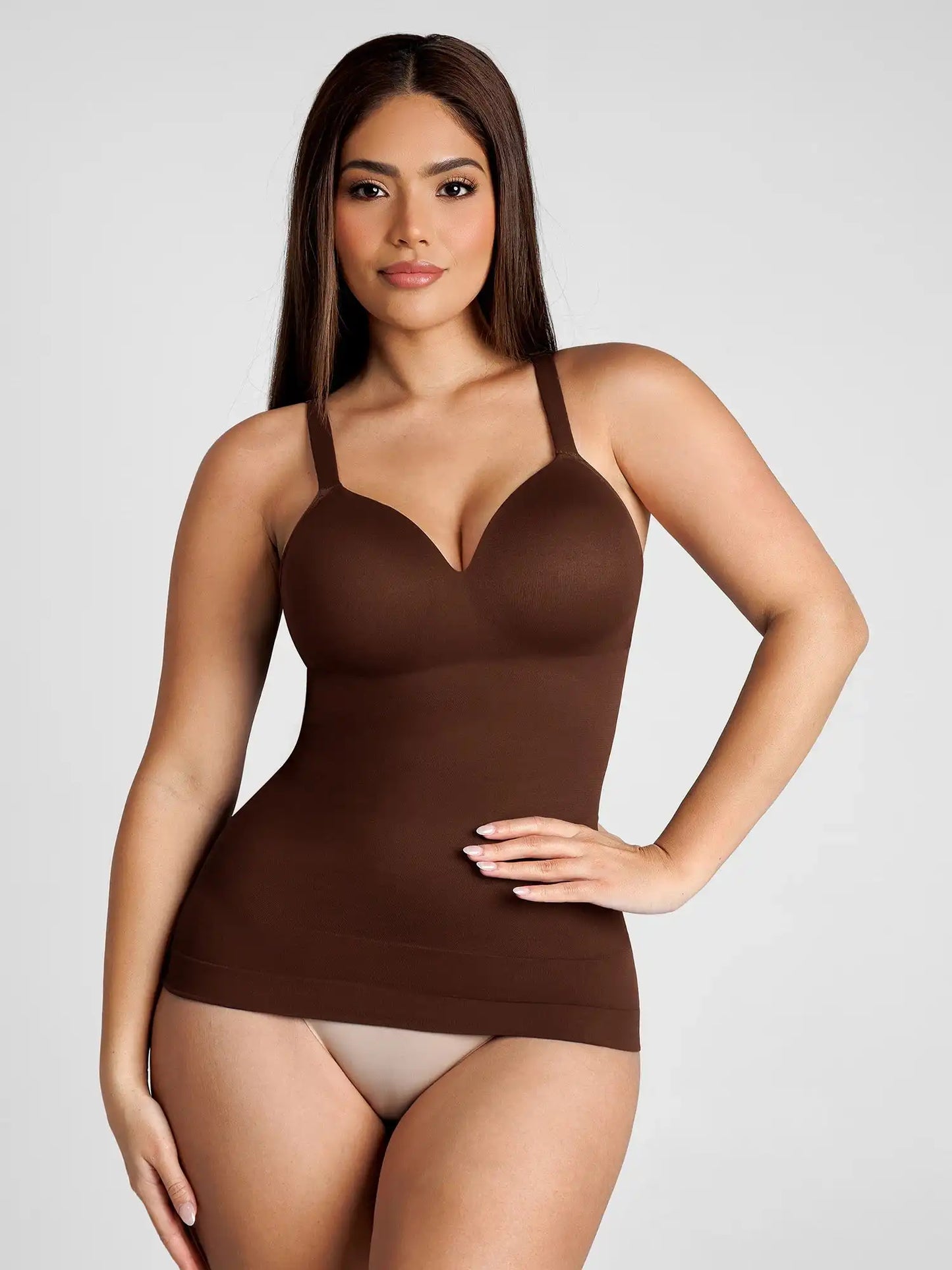 Seamless Built-In Bra Cami Top