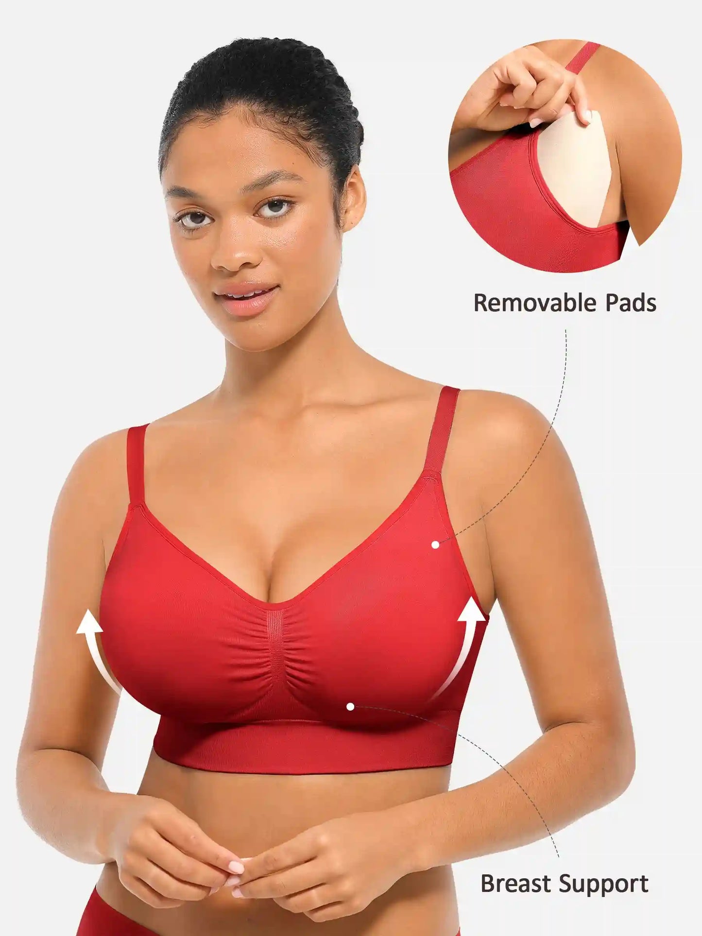 Seamless Built-in Cups Everyday Bra
