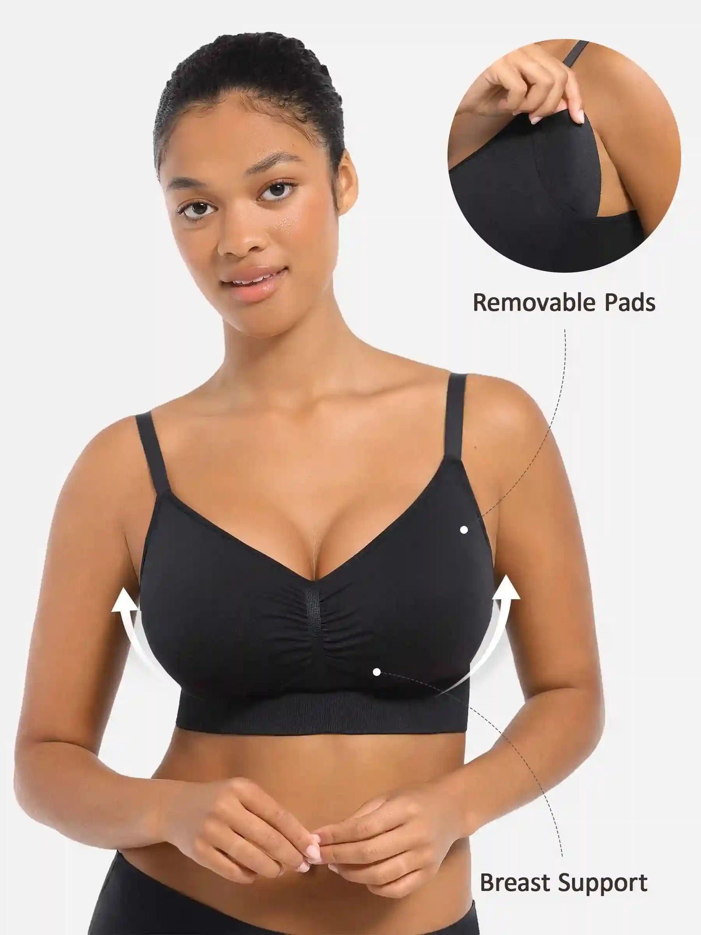 Seamless Built-in Cups Everyday Bra