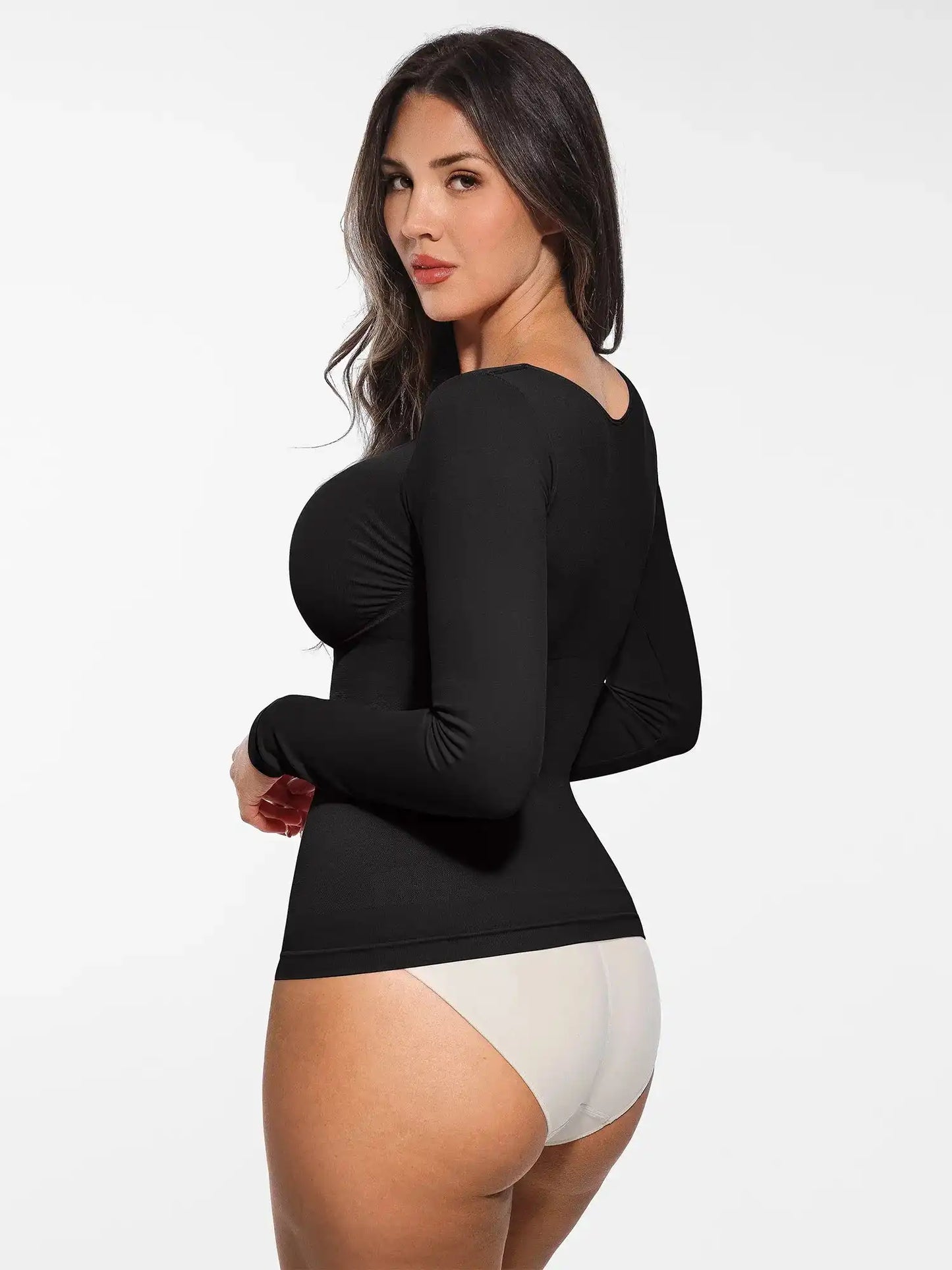 Seamless Long-Sleeve Everyday Shaper Top