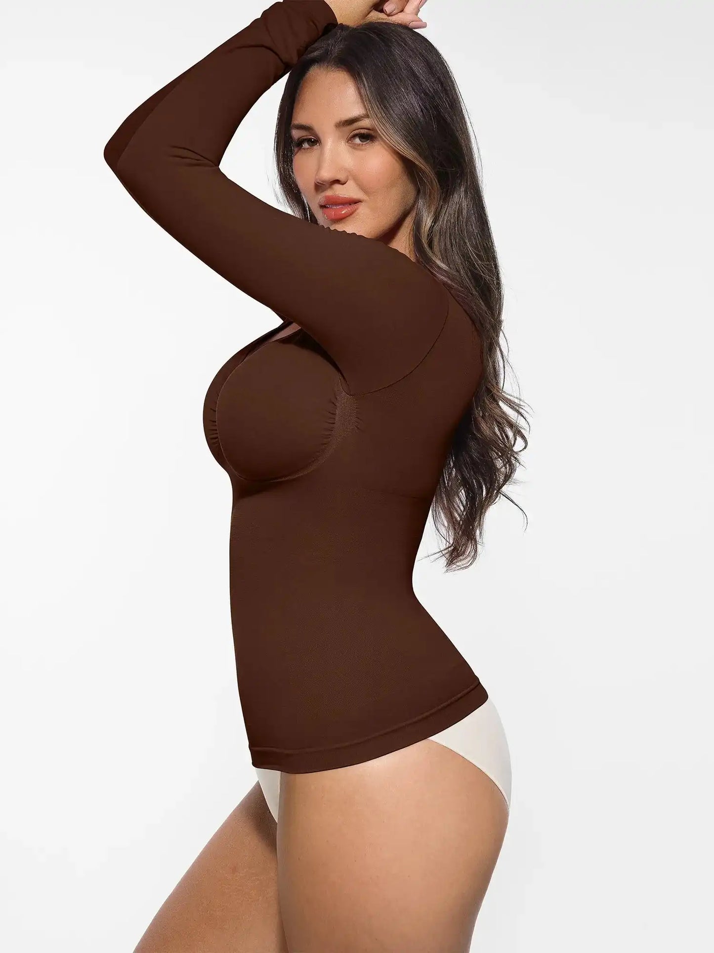 Seamless Long-Sleeve Everyday Shaper Top