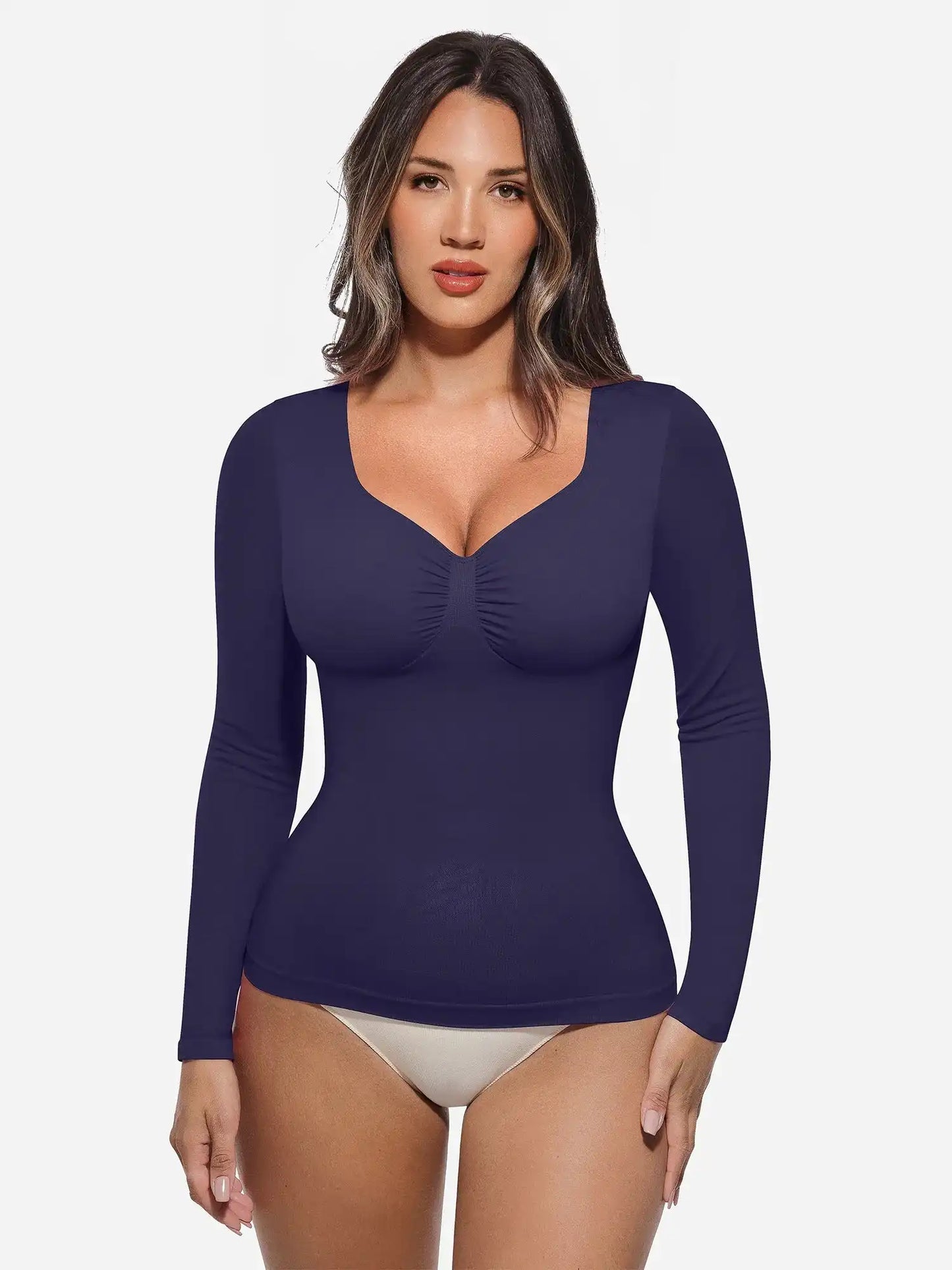 Seamless Long-Sleeve Everyday Shaper Top