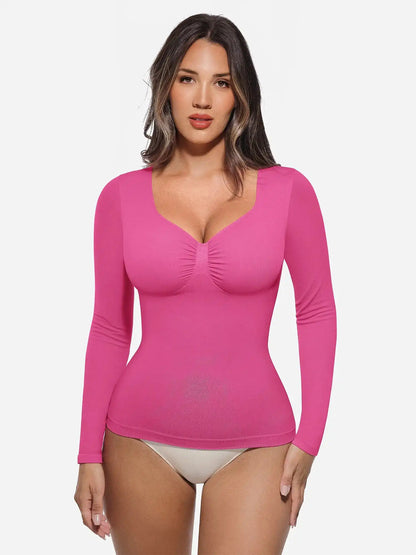 Seamless Long-Sleeve Everyday Shaper Top