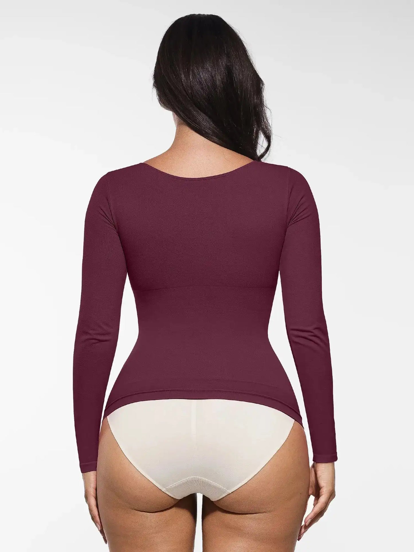 Seamless Long-Sleeve Everyday Shaper Top