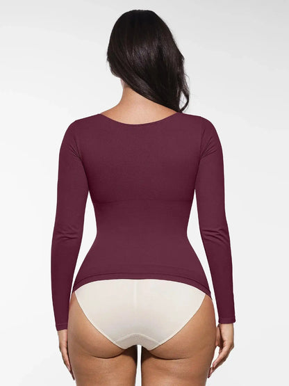 Seamless Long-Sleeve Everyday Shaper Top