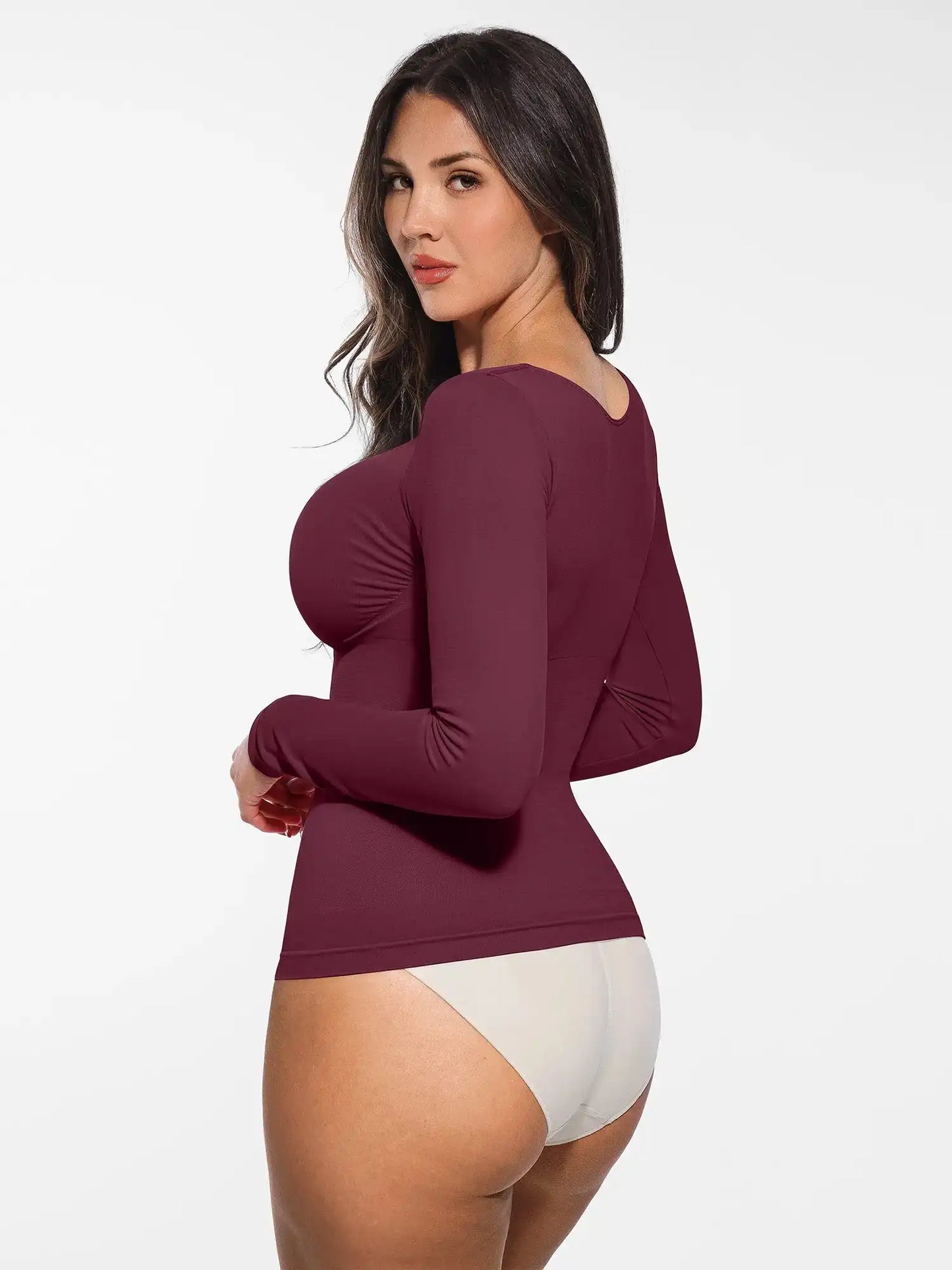 Seamless Long-Sleeve Everyday Shaper Top