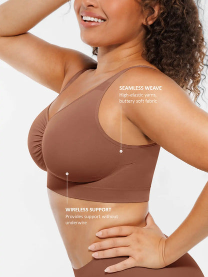 Seamless No Underwire Full Coverage Bra