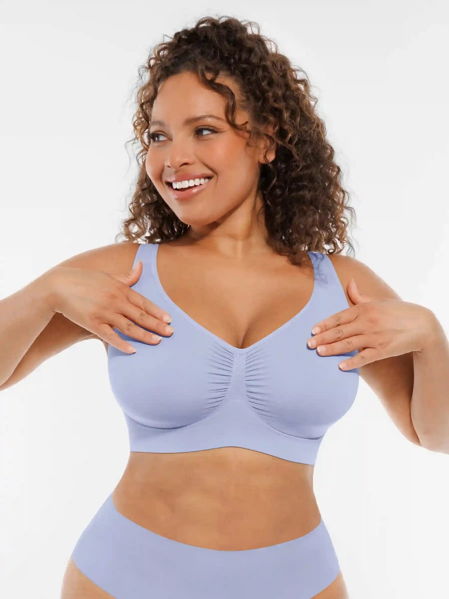 Seamless No Underwire Full Coverage Bra