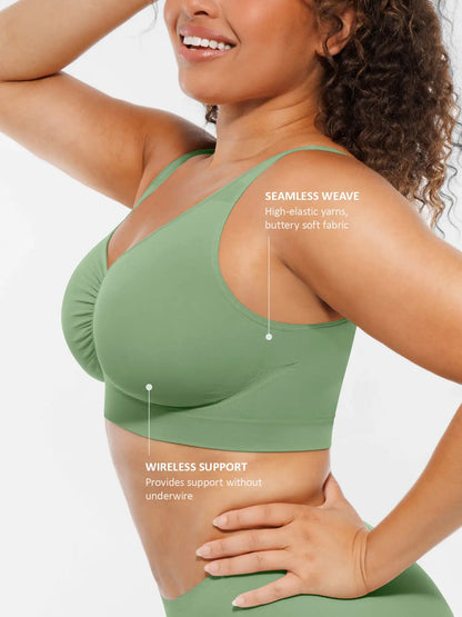 Seamless No Underwire Full Coverage Bra