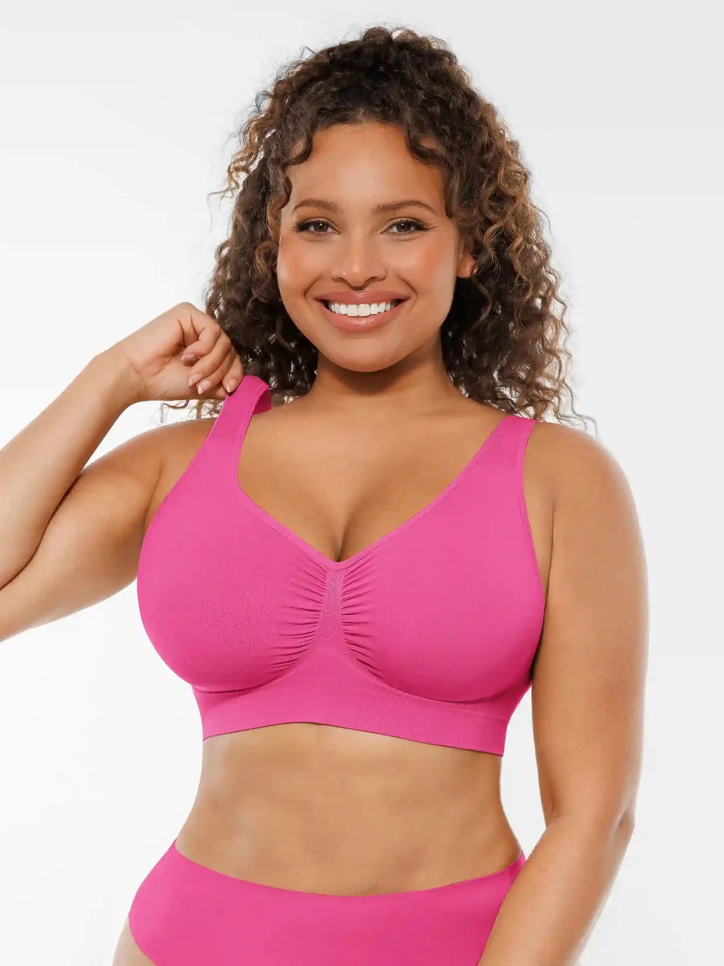 Seamless No Underwire Full Coverage Bra