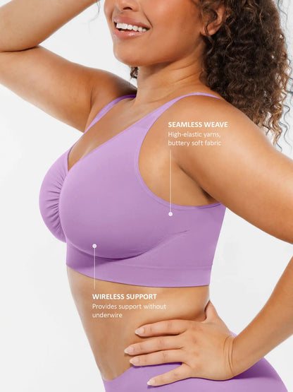Seamless No Underwire Full Coverage Bra
