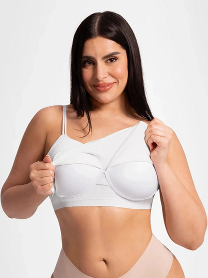 Lift Adjustable Seamless Wireless Ribbed Bra