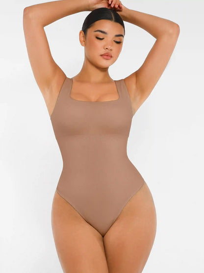 Square Neck Soft Seamless Bodysuit