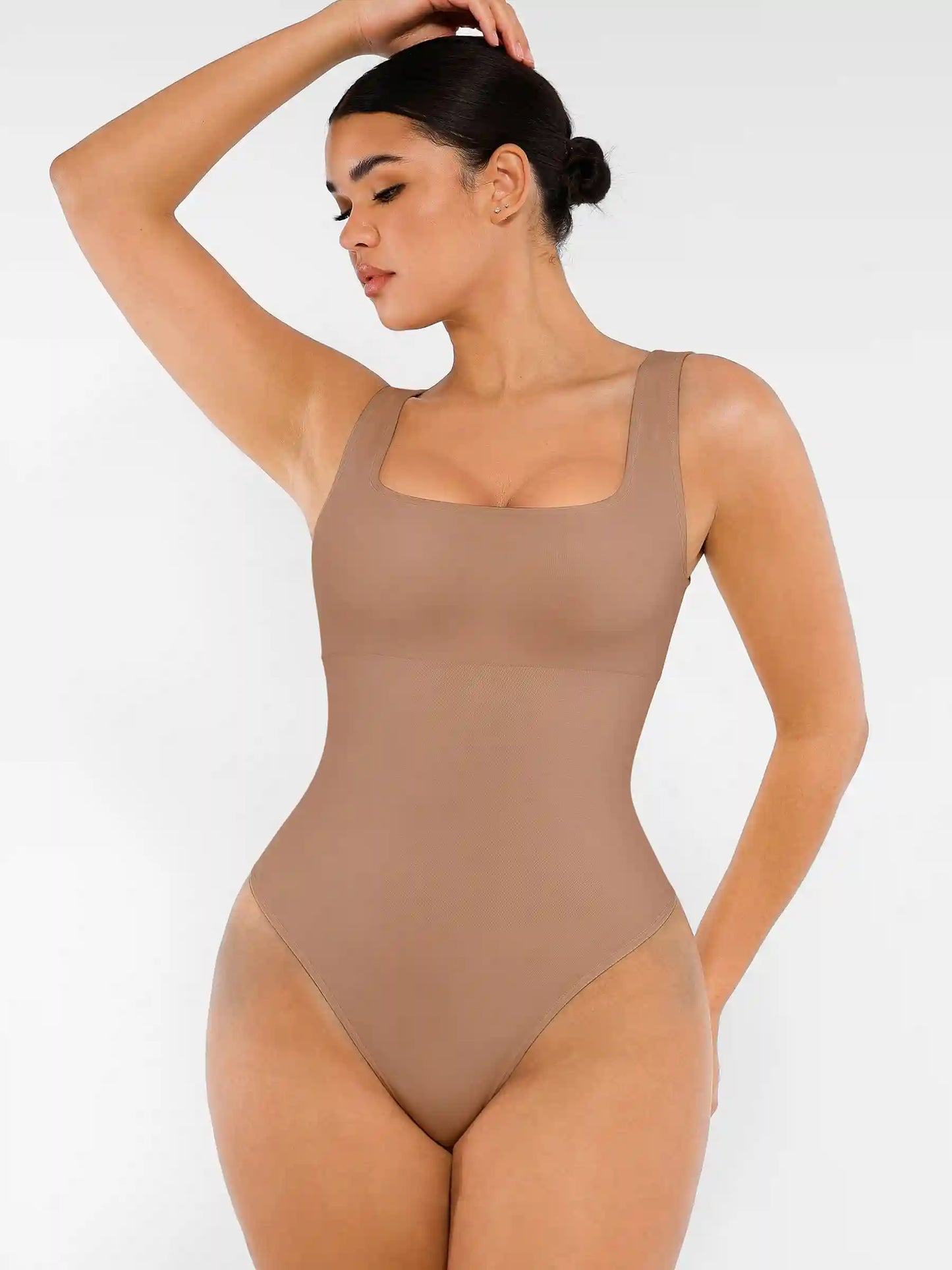 Square Neck Soft Seamless Bodysuit