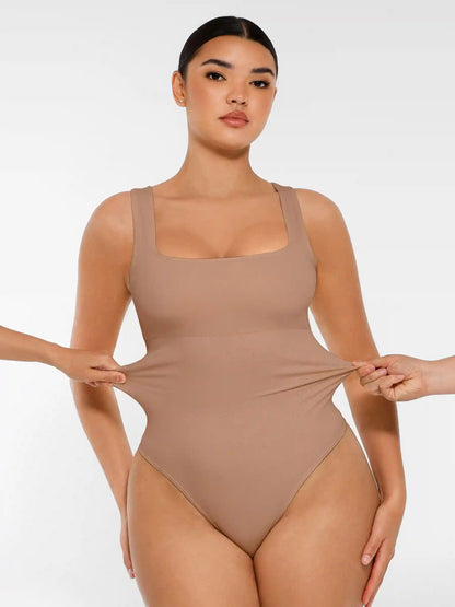 Square Neck Soft Seamless Bodysuit
