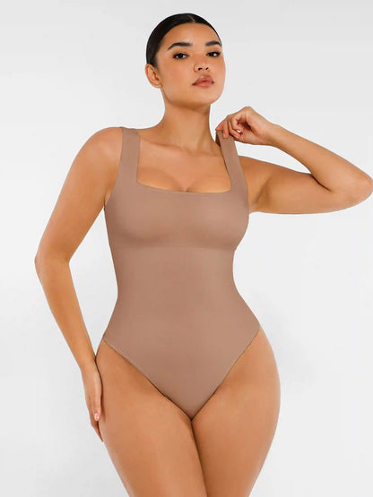 Square Neck Soft Seamless Bodysuit