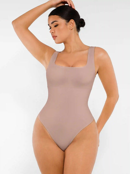 Square Neck Soft Seamless Bodysuit