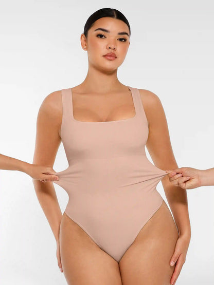 Square Neck Soft Seamless Bodysuit
