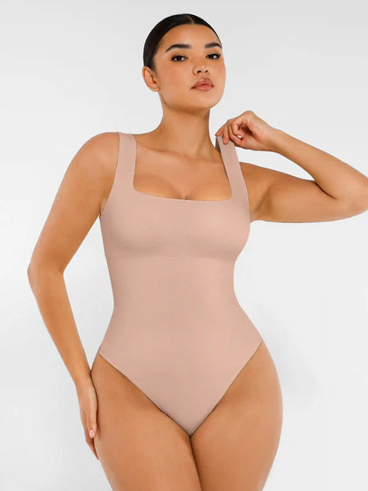 Square Neck Soft Seamless Bodysuit