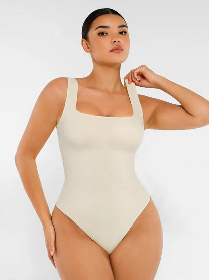 Square Neck Soft Seamless Bodysuit