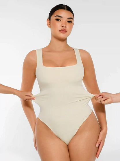 Square Neck Soft Seamless Bodysuit