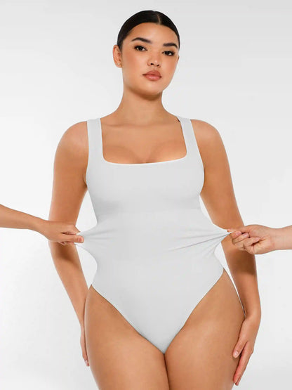 Square Neck Soft Seamless Bodysuit