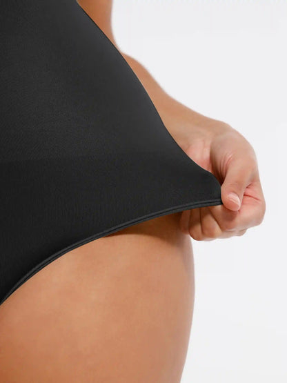 Crew Neck Seamless Short Sleeve Bodysuit