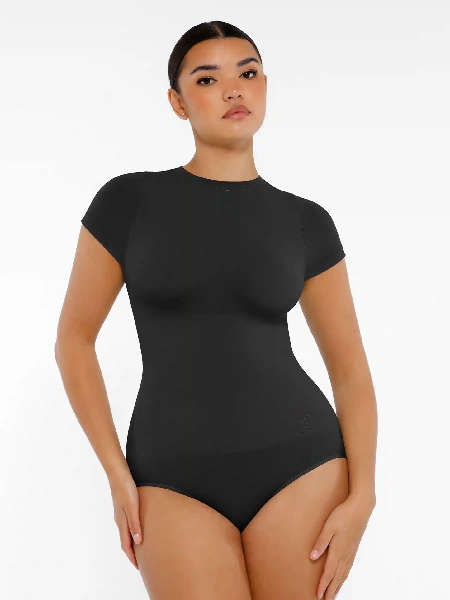 Crew Neck Seamless Soft Everyday Bodysuit