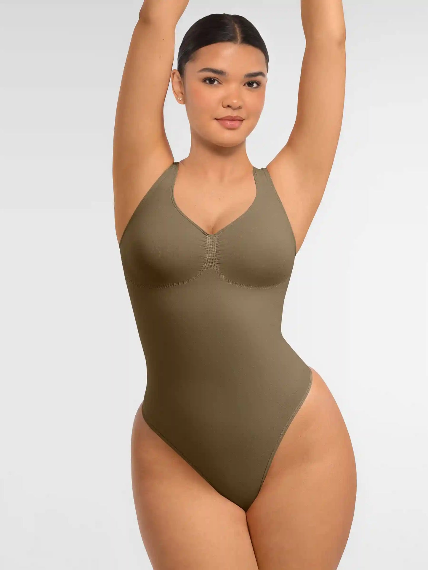 Tummy Control Seamless Wide Strap Bodysuit