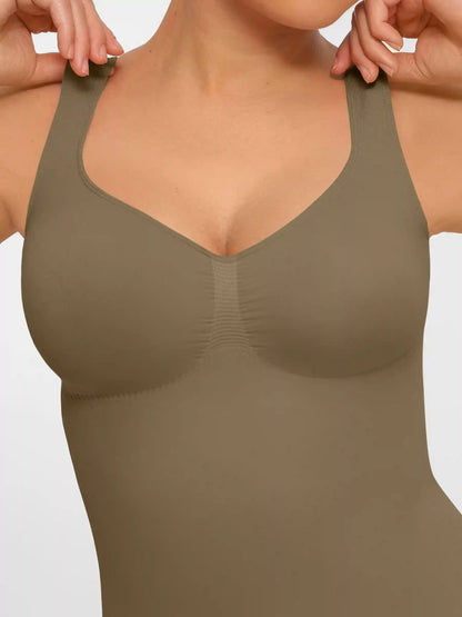 Tummy Control Seamless Wide Strap Bodysuit