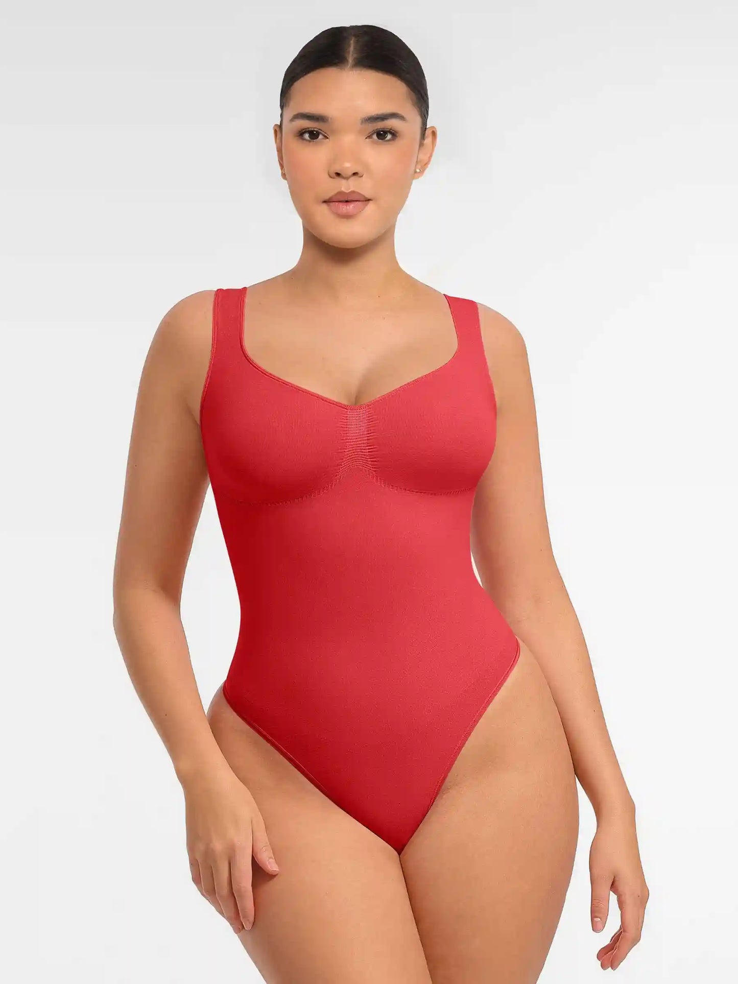 Tummy Control Seamless Wide Strap Bodysuit