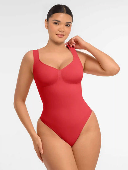 Tummy Control Seamless Wide Strap Bodysuit