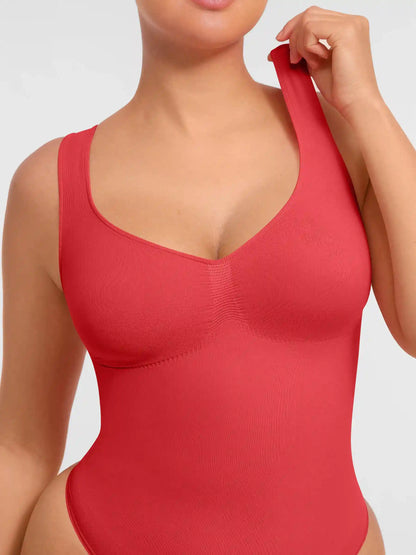Tummy Control Seamless Wide Strap Bodysuit