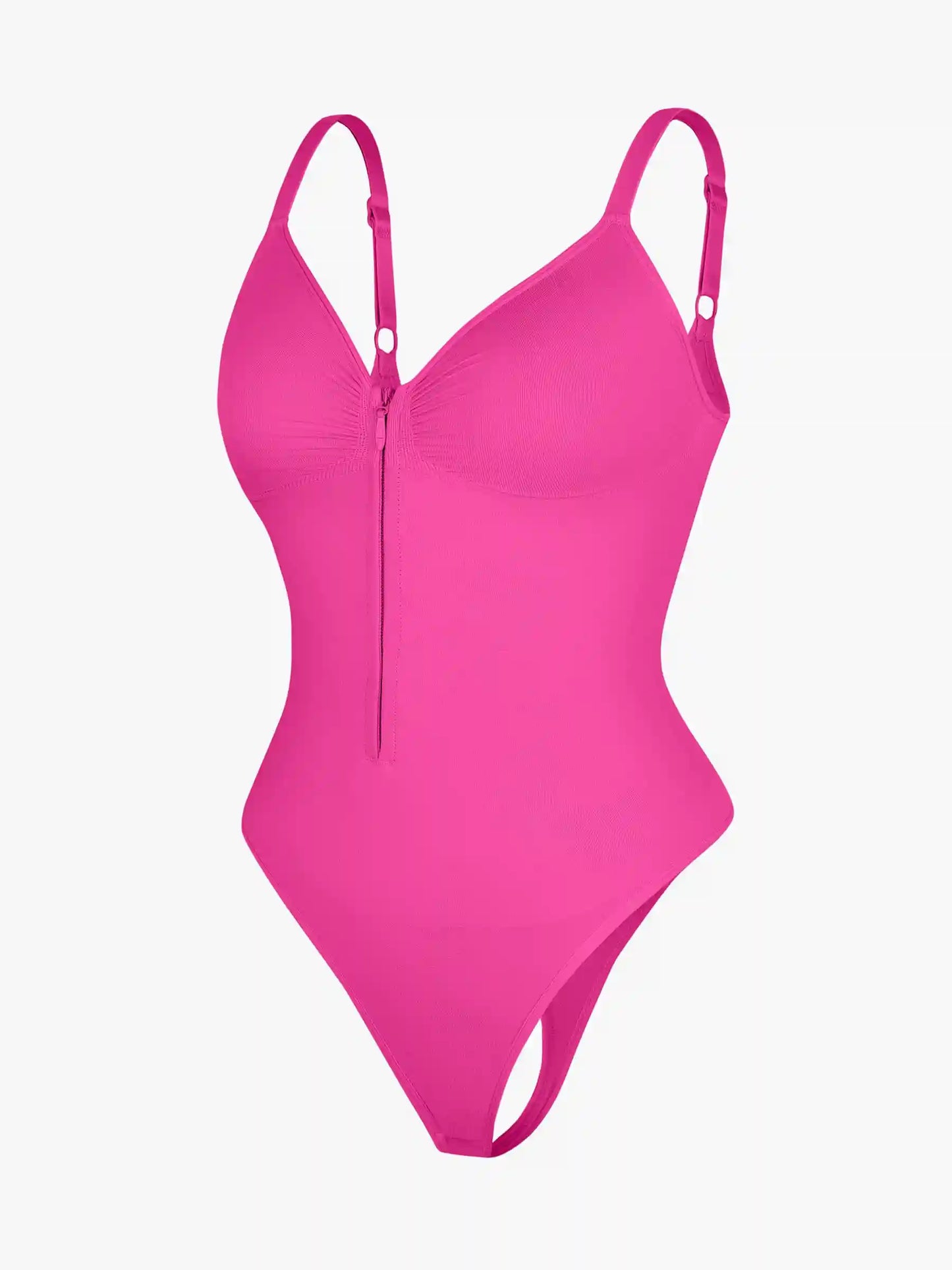 Seamless Tummy Control Zipper Bodysuit