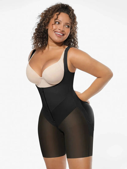 V-Shaped Shaping Lift Bodysuit & Unlined Soft Bra Bundle