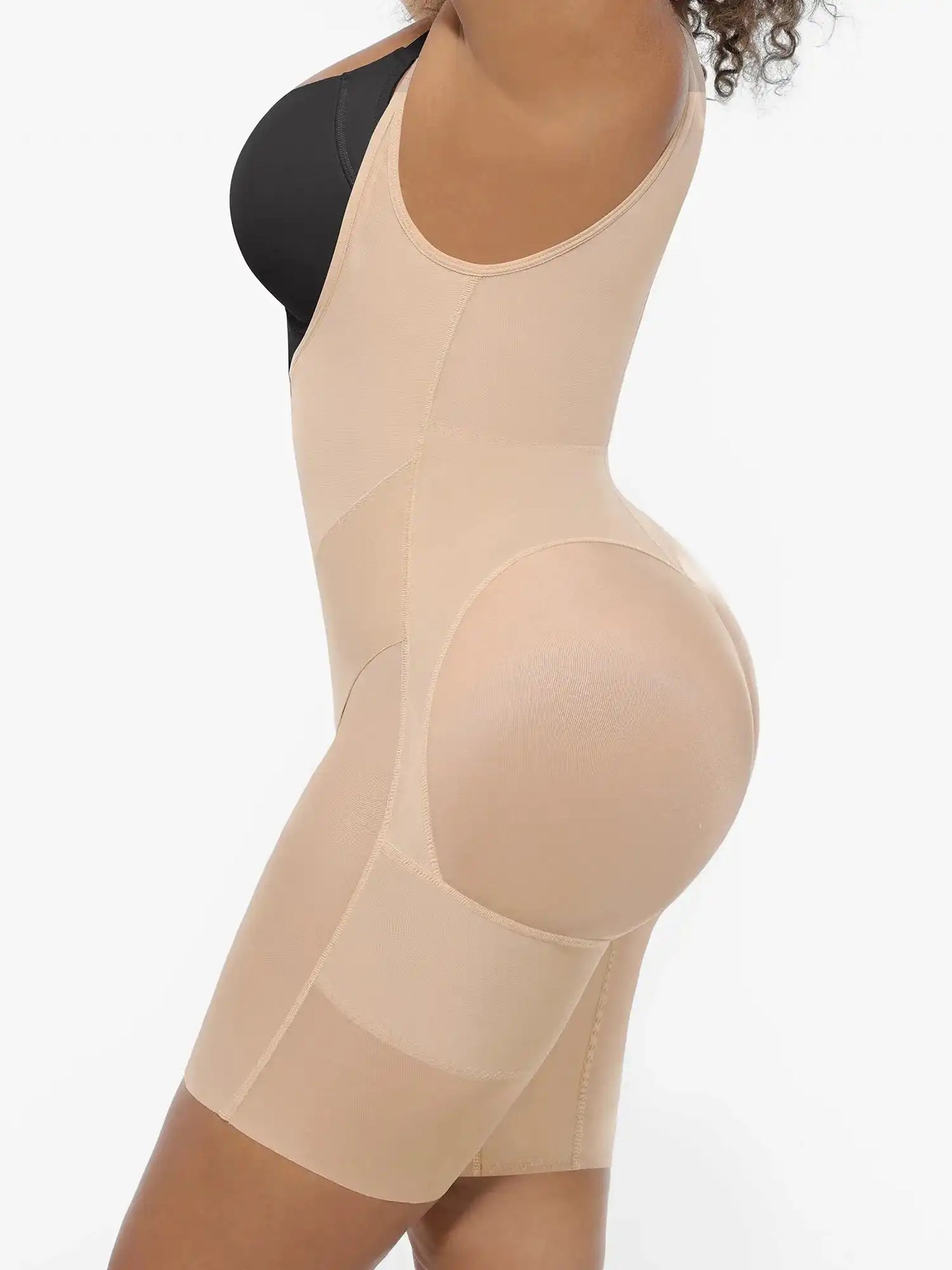 V-Shaped Shaping Lift Bodysuit & Unlined Soft Bra Bundle