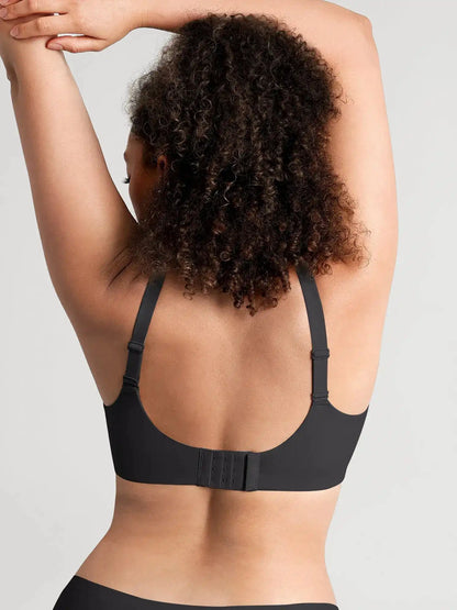 Support V-Neck Sheer Minimizer Bra