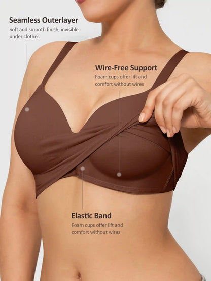 Push-Up Full Coverage Wireless Bra Bundle