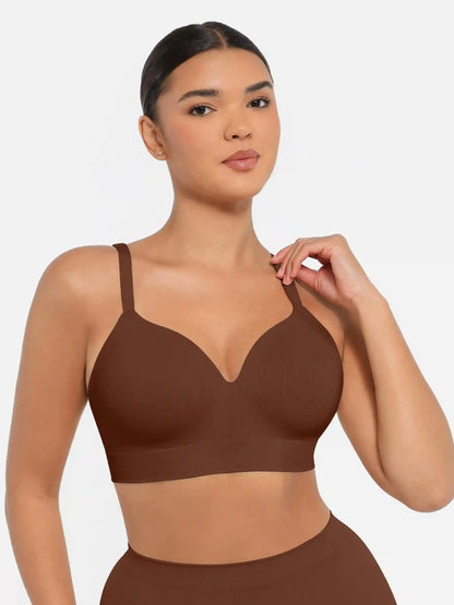 Wireless Push-Up Seamless Full Coverage Bra Bundle