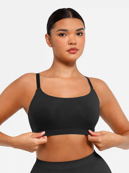 Wireless Invisible Square Neck Everyday Bra