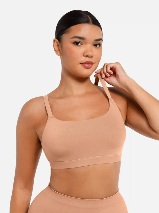 Wireless Invisible Square Neck Everyday Bra