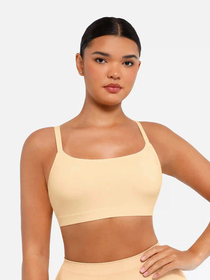 Wireless Invisible Square Neck Everyday Bra