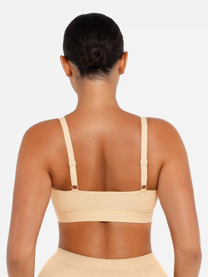 Wireless Invisible Square Neck Everyday Bra