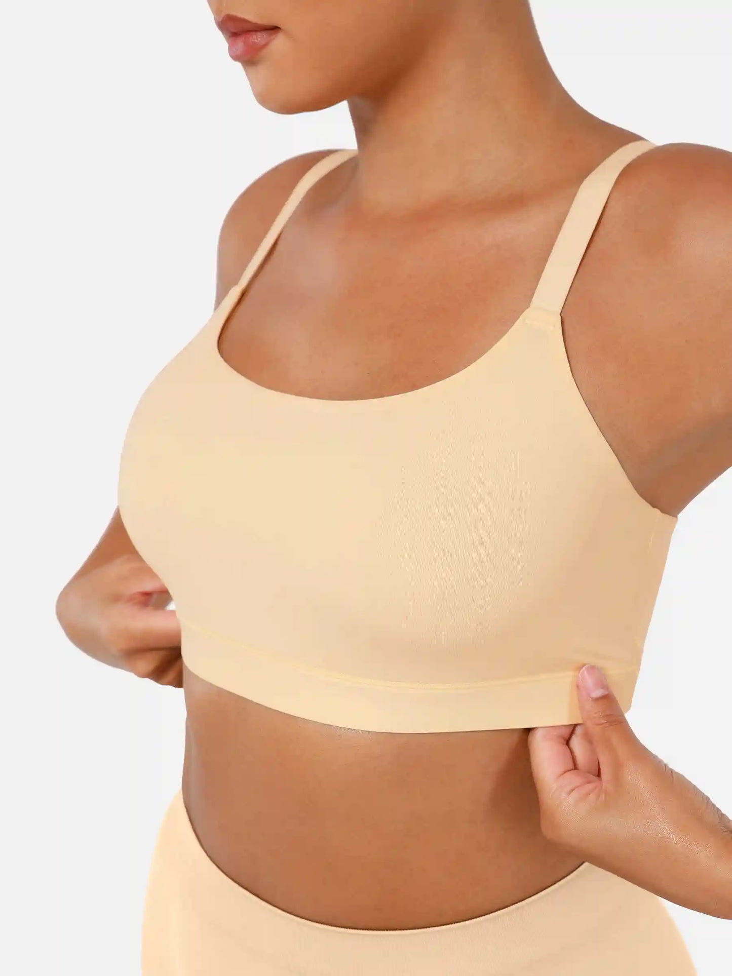 Wireless Invisible Square Neck Everyday Bra