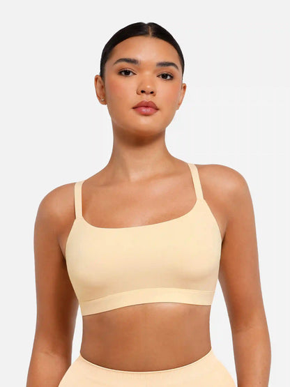 Wireless Invisible Square Neck Everyday Bra
