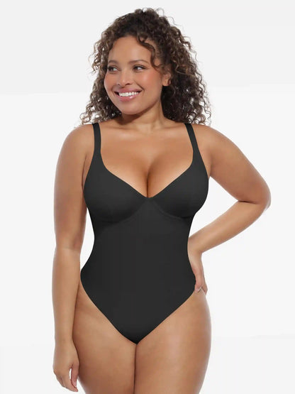 Deep V-Neck Sculpt Bodysuit