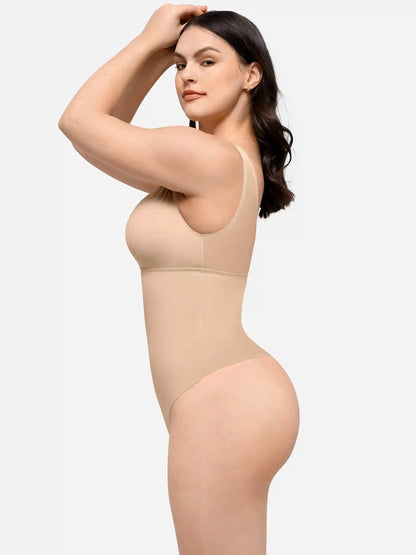 Plunge Breathable Seamless Shaping Bodysuit