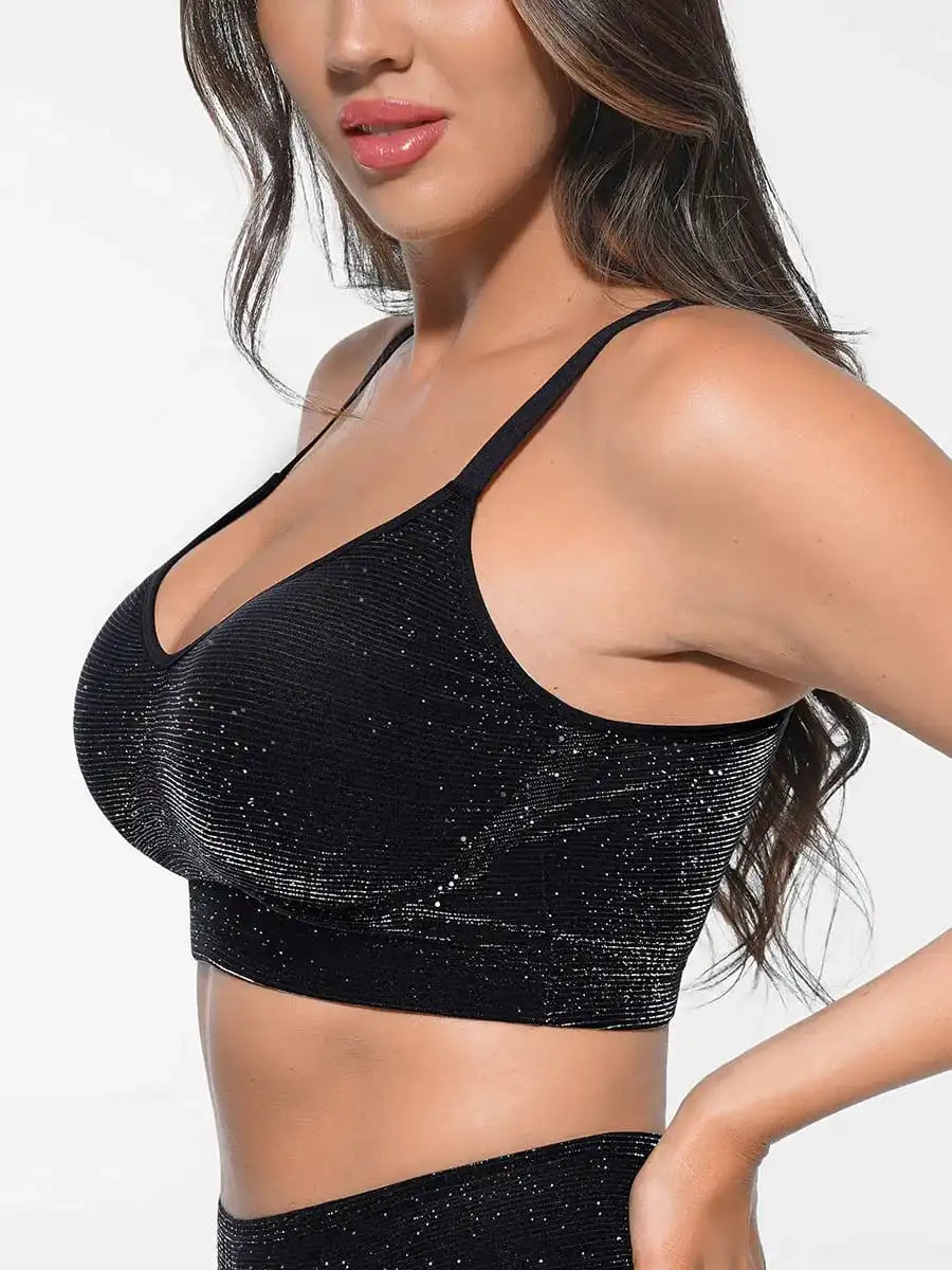 Invisible Shimmer Wireless Comfort Bra & Panty