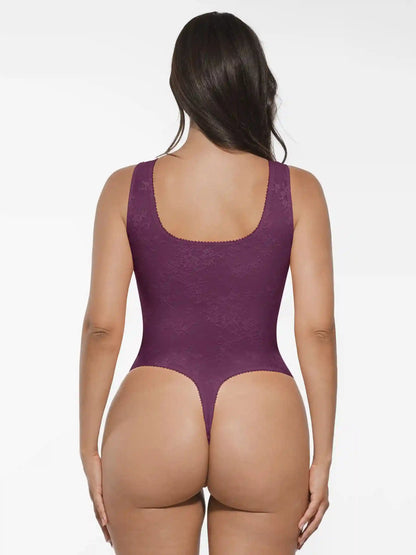 Seamless Lightweight Lace Bodysuit