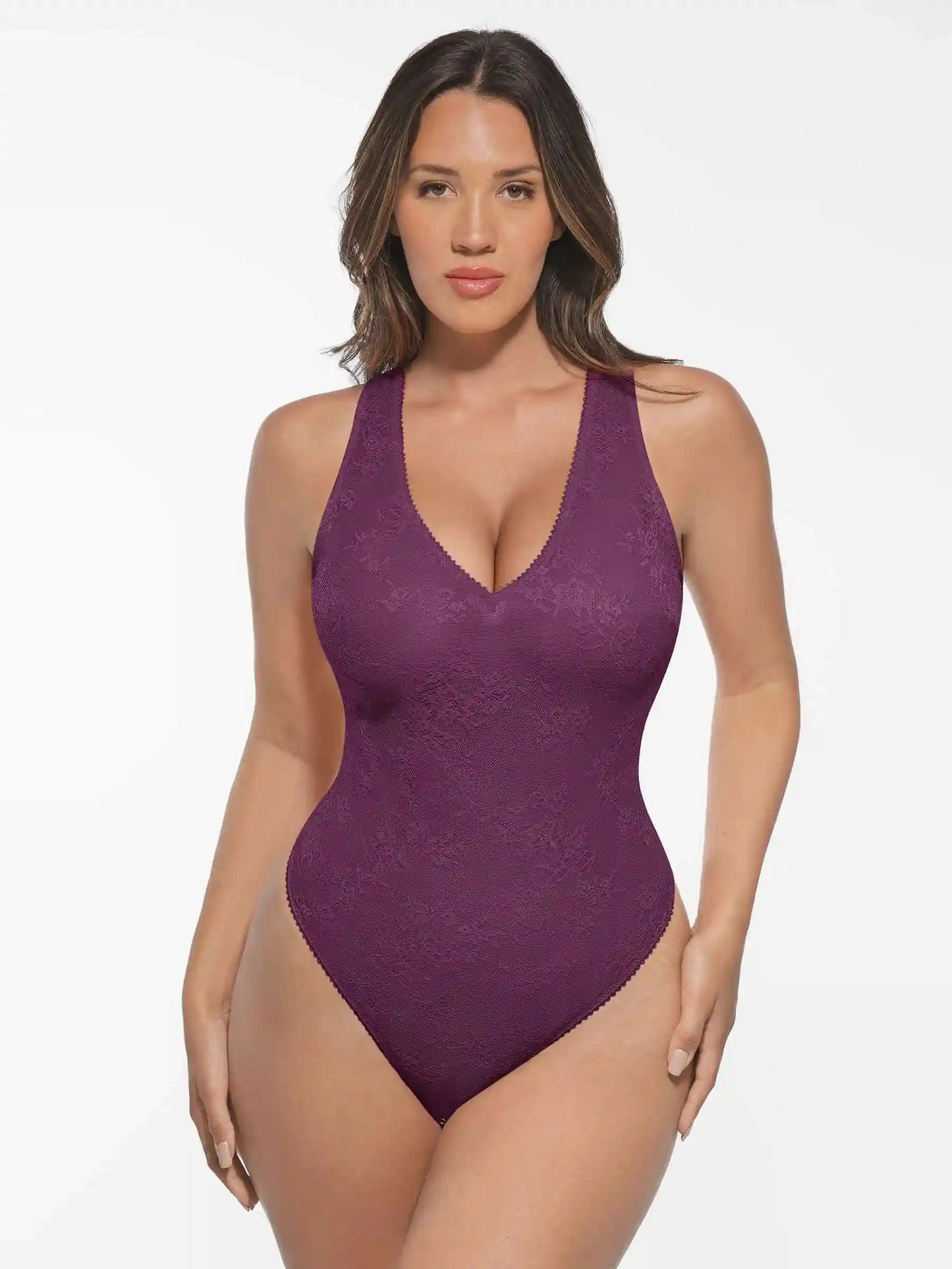 Seamless Lightweight Lace Bodysuit